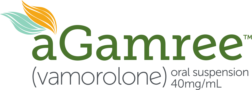 aGamree (vamorolone) oral suspension 40 mg/mL.